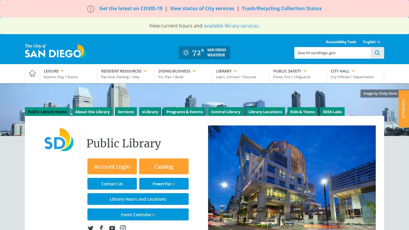 Public Library | City of San Diego Official Website